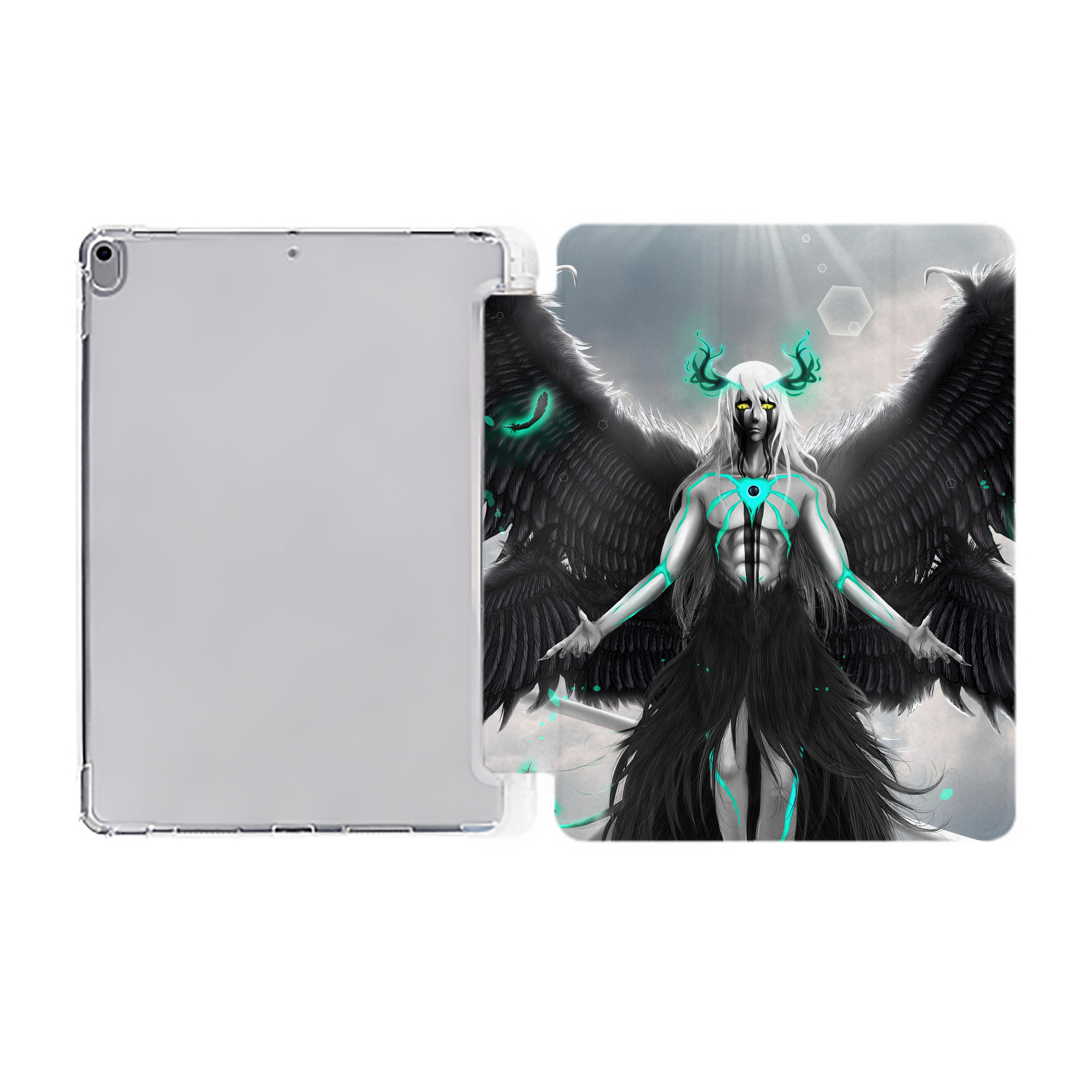 （画像用） ブリーチ BLEACH IPad ケース ペン収納付き 三つ折りスタンド PUレザー×シリコン 対応機種9.5/10.5/10.9インチ